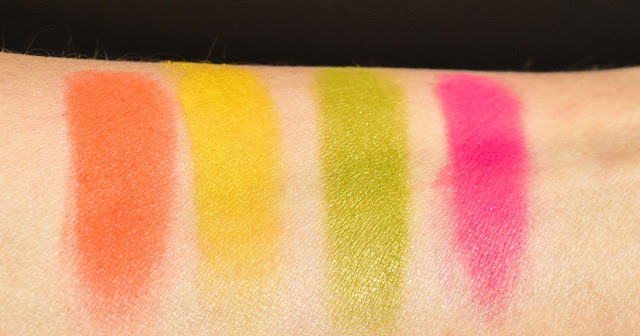 Melt Cosmetics Radioactive Eyeshadow Stack - Swatch