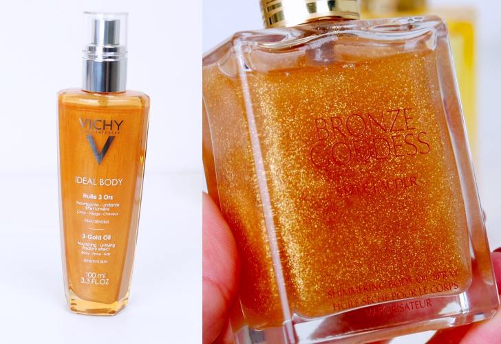 Shimmer body oil