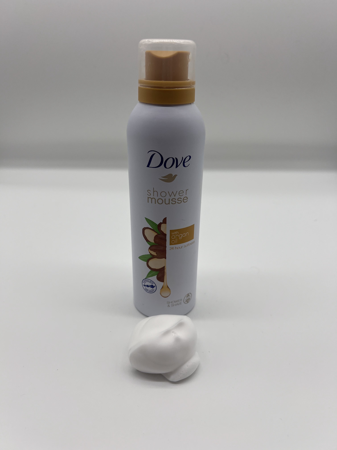 Dove Shower Mousse with argan oil