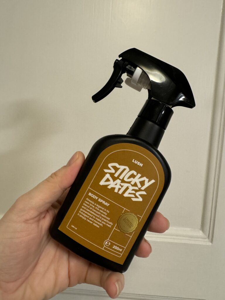 Lush Sticky Dates Body Spray